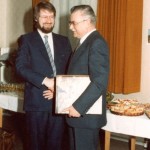 Martin Jürges bei seiner Einführung als Pfarrer der Gutleutgemeinde 1981